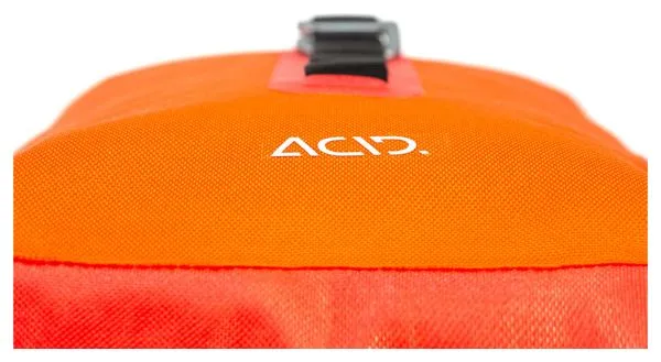 Acid Par de Bolsas para Bicicleta Acid City 20/2 RT SMLink 40L (2x20L) Rojo Llama Naranja