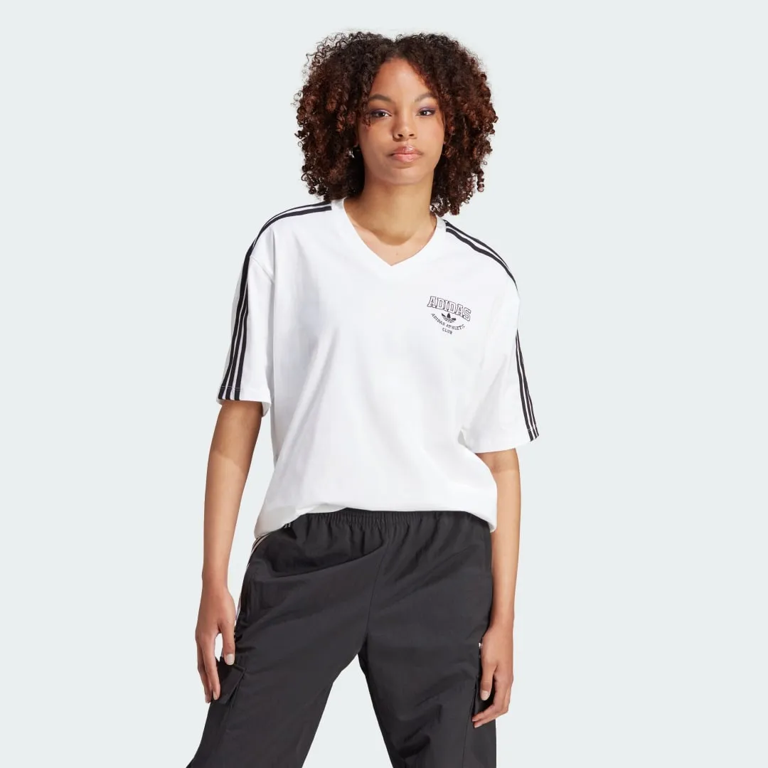 ADIDAS ORIGINALS VNECK LOGO TEE