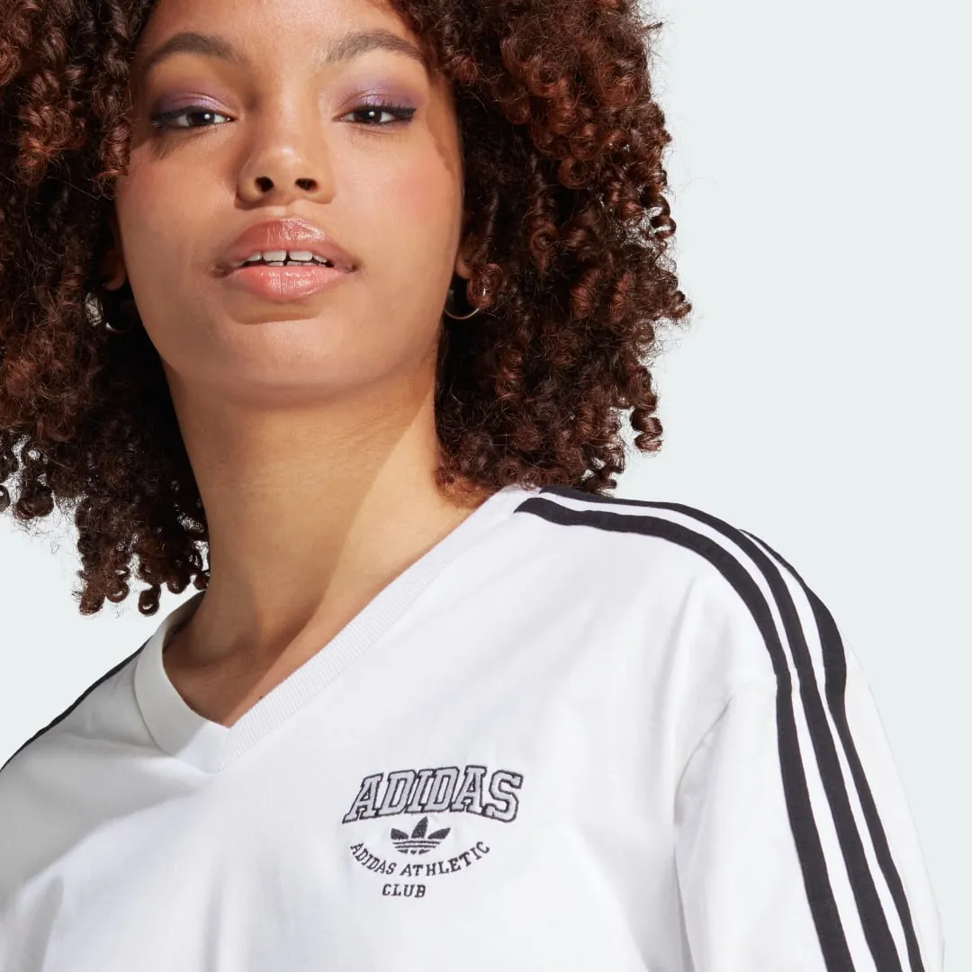 ADIDAS ORIGINALS VNECK LOGO TEE