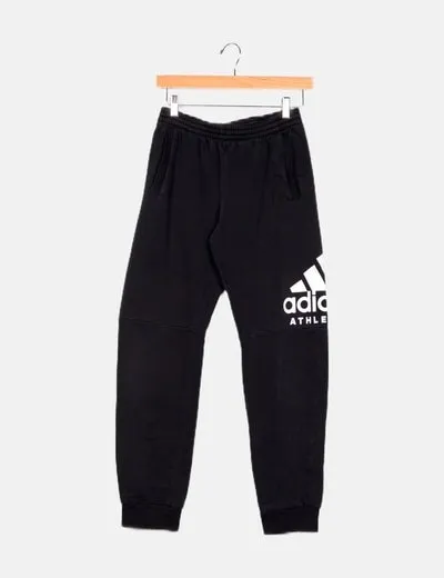 Adidas Pantalón sport negro