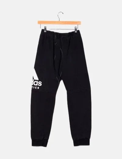 Adidas Pantalón sport negro