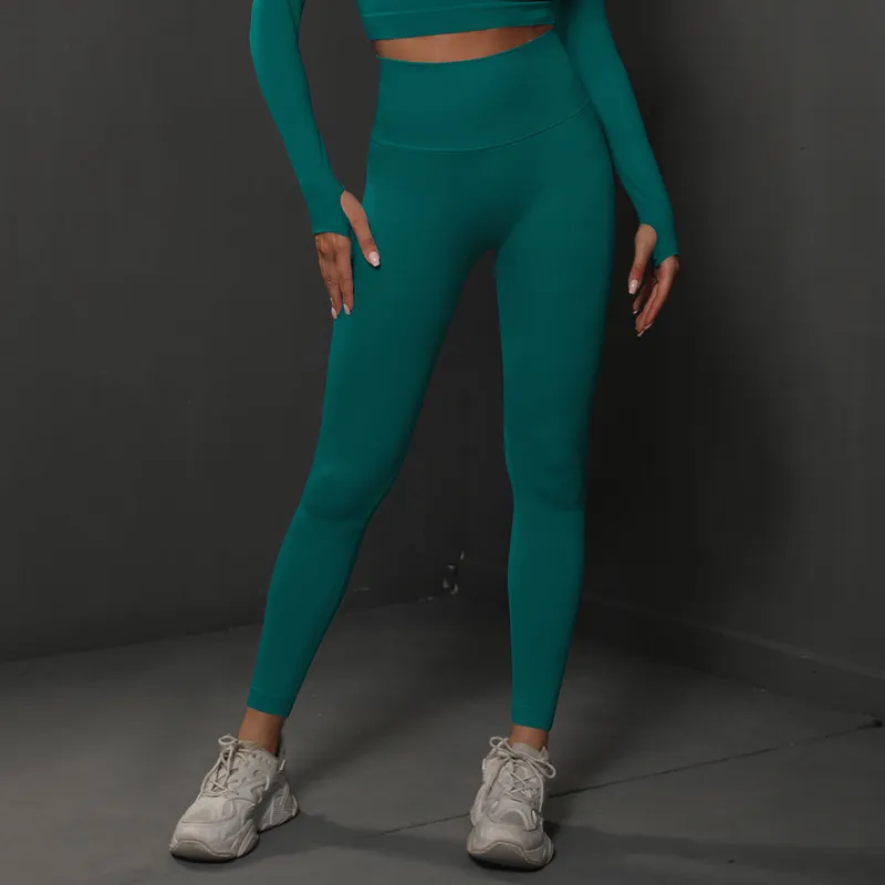 AL0LULU Leggings de cintura alta para mujer, pantalones de yoga con levantamiento de glúteos, pantalones deportivos para correr 