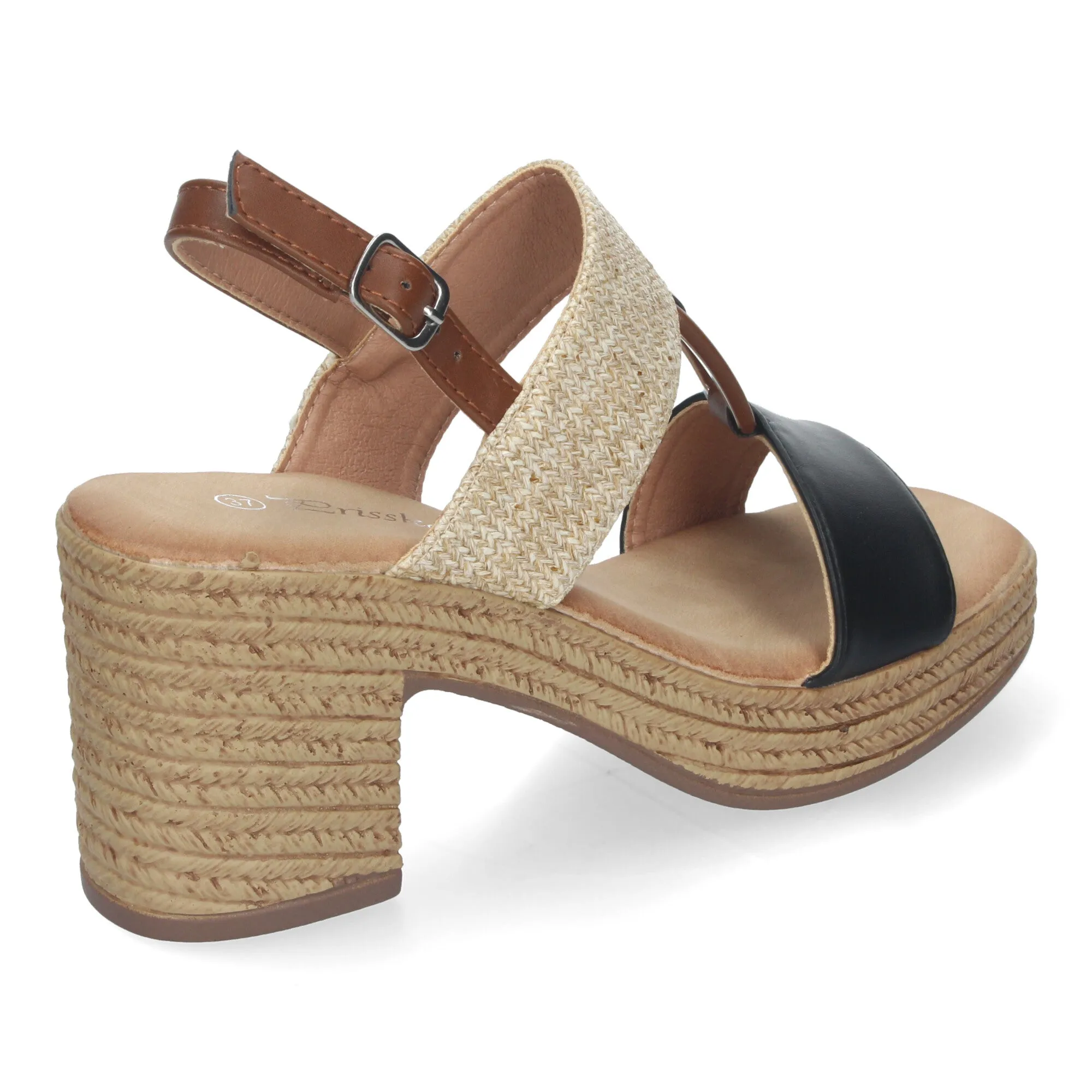 ALMA NEGRO  SANDALIAS DE TACóN