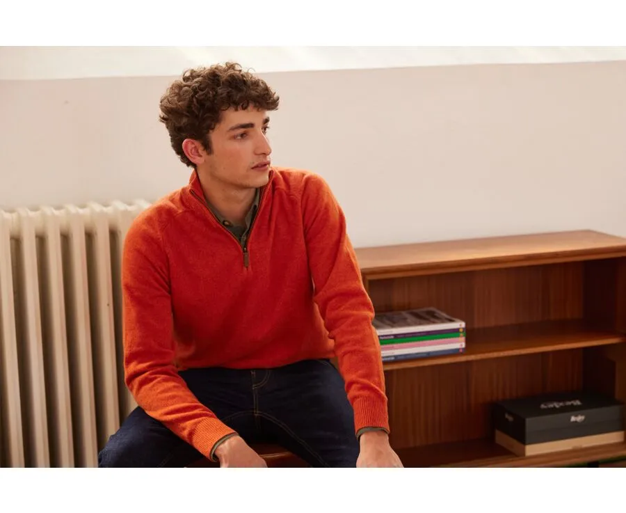 AMBER HALFZIP WOOL SWEATER  KENNETH