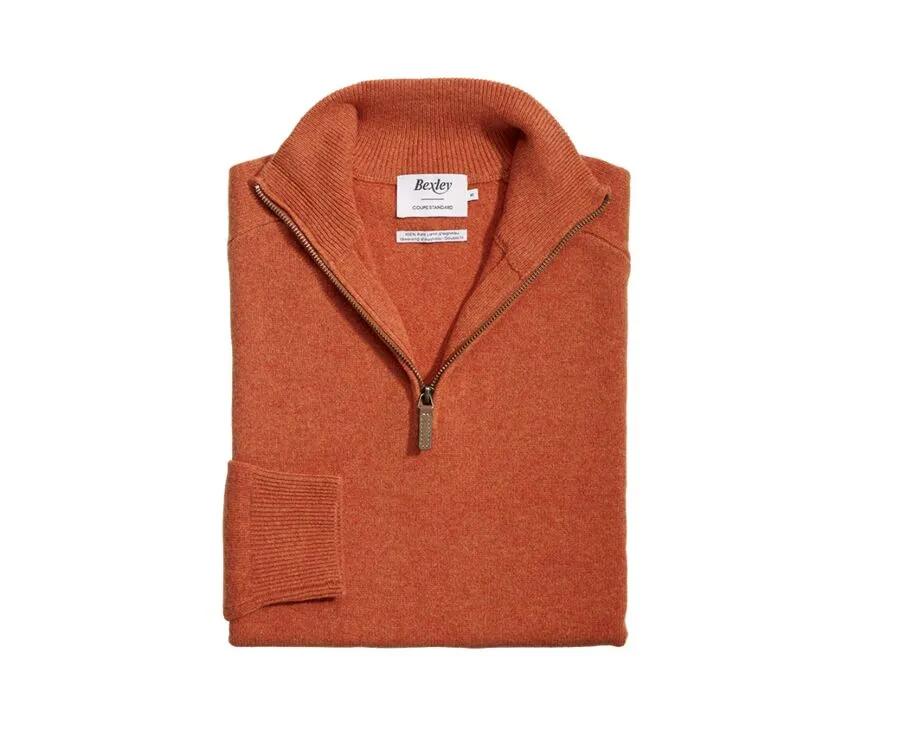 AMBER HALFZIP WOOL SWEATER  KENNETH