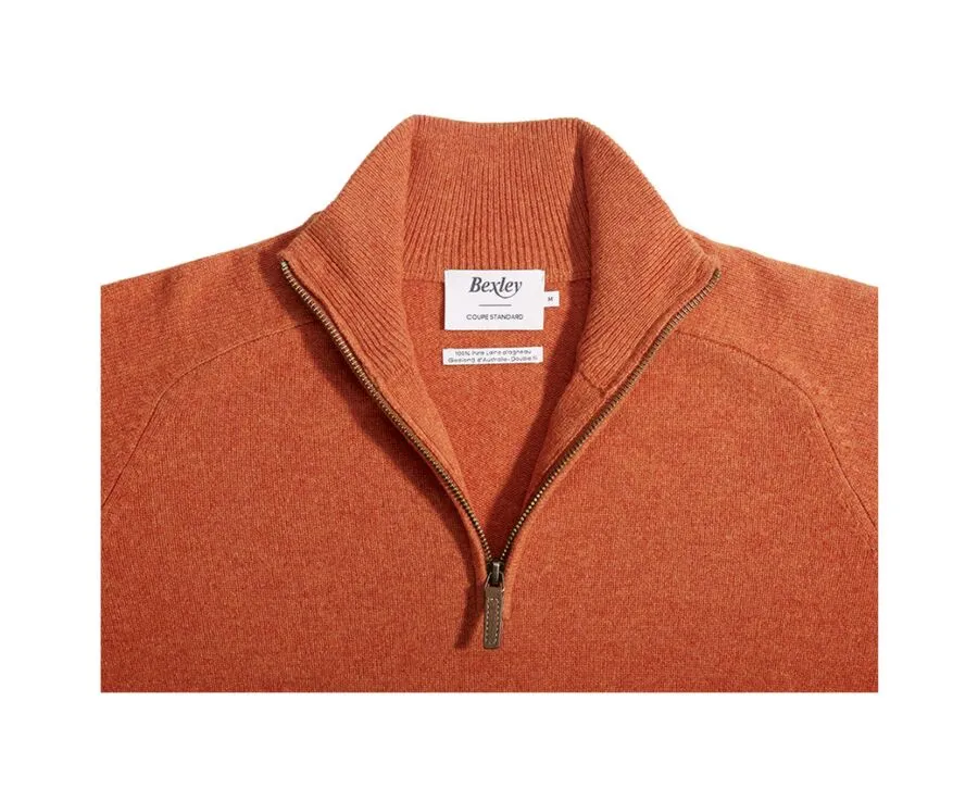 AMBER HALFZIP WOOL SWEATER  KENNETH
