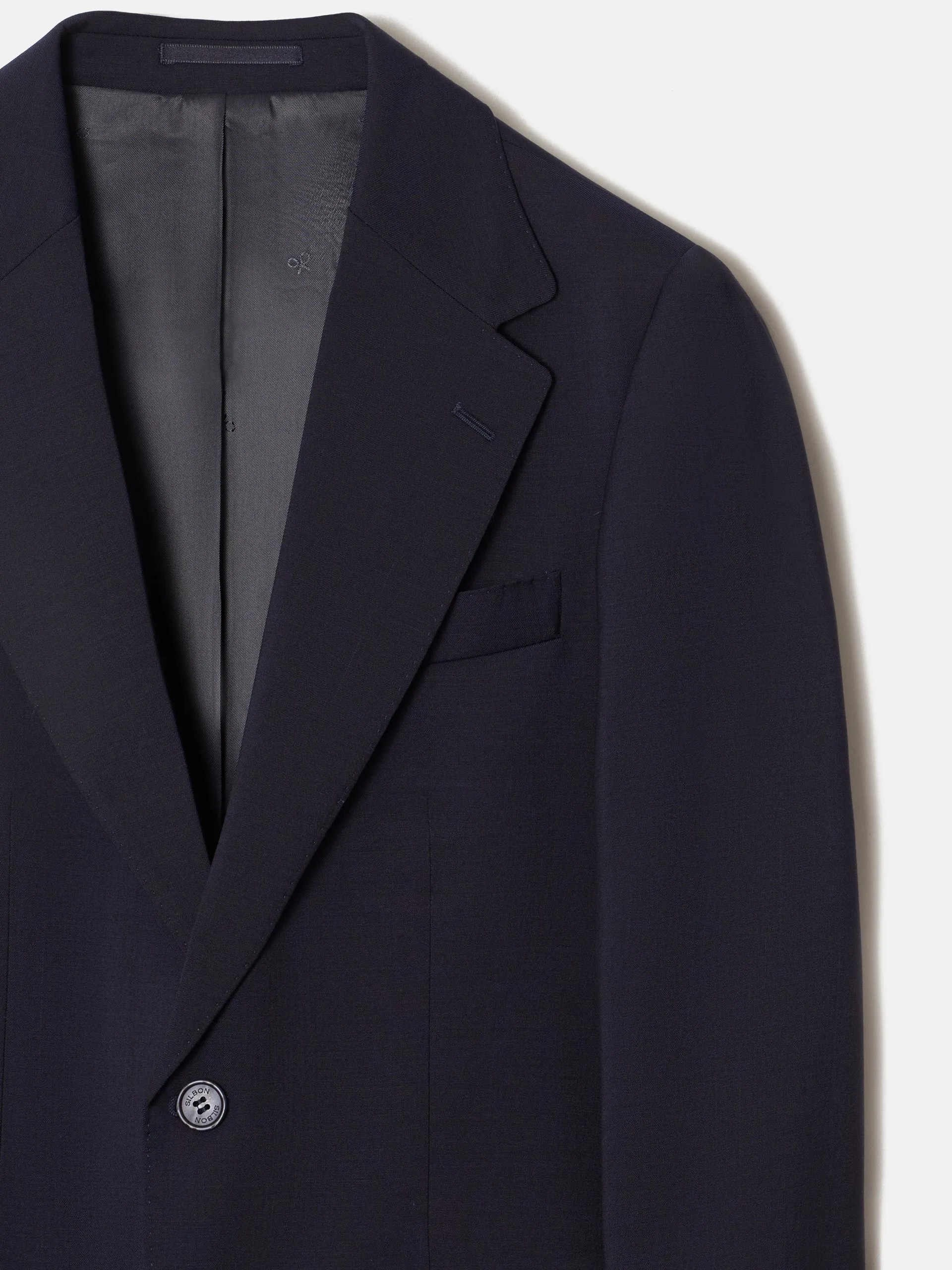 Americana traje natural stretch azul claro
