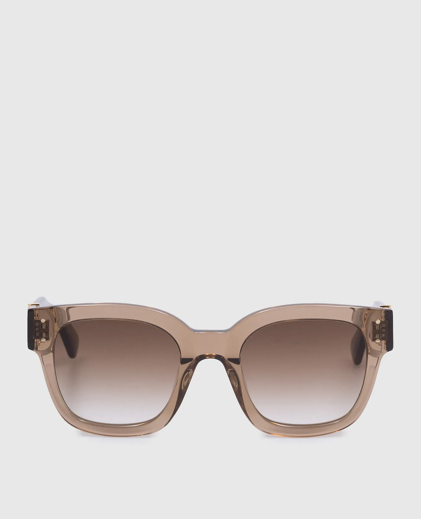 AMIRI Brown MA sunglasses with logo