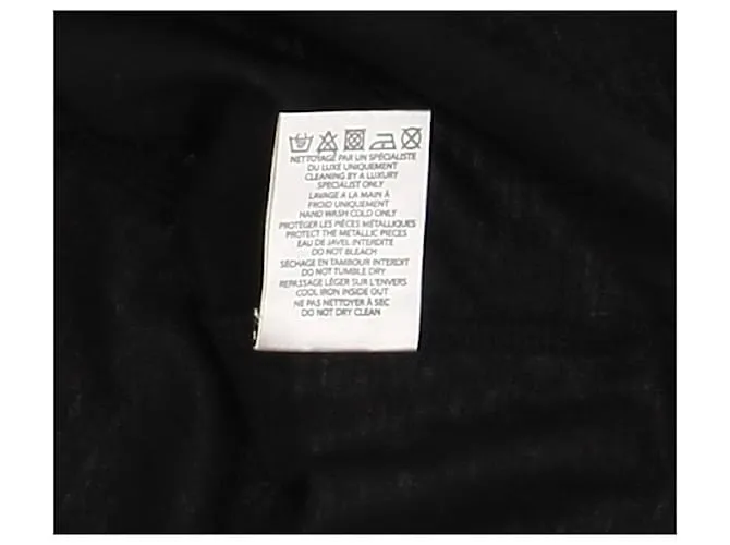 BALMAIN Tops T.fr 38 Algodón Negro 