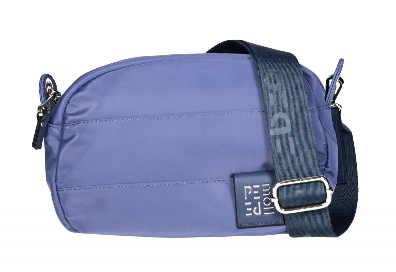 Bandolera Nilon Jeans Banda Logo Metal Asa Cinta Al Tono