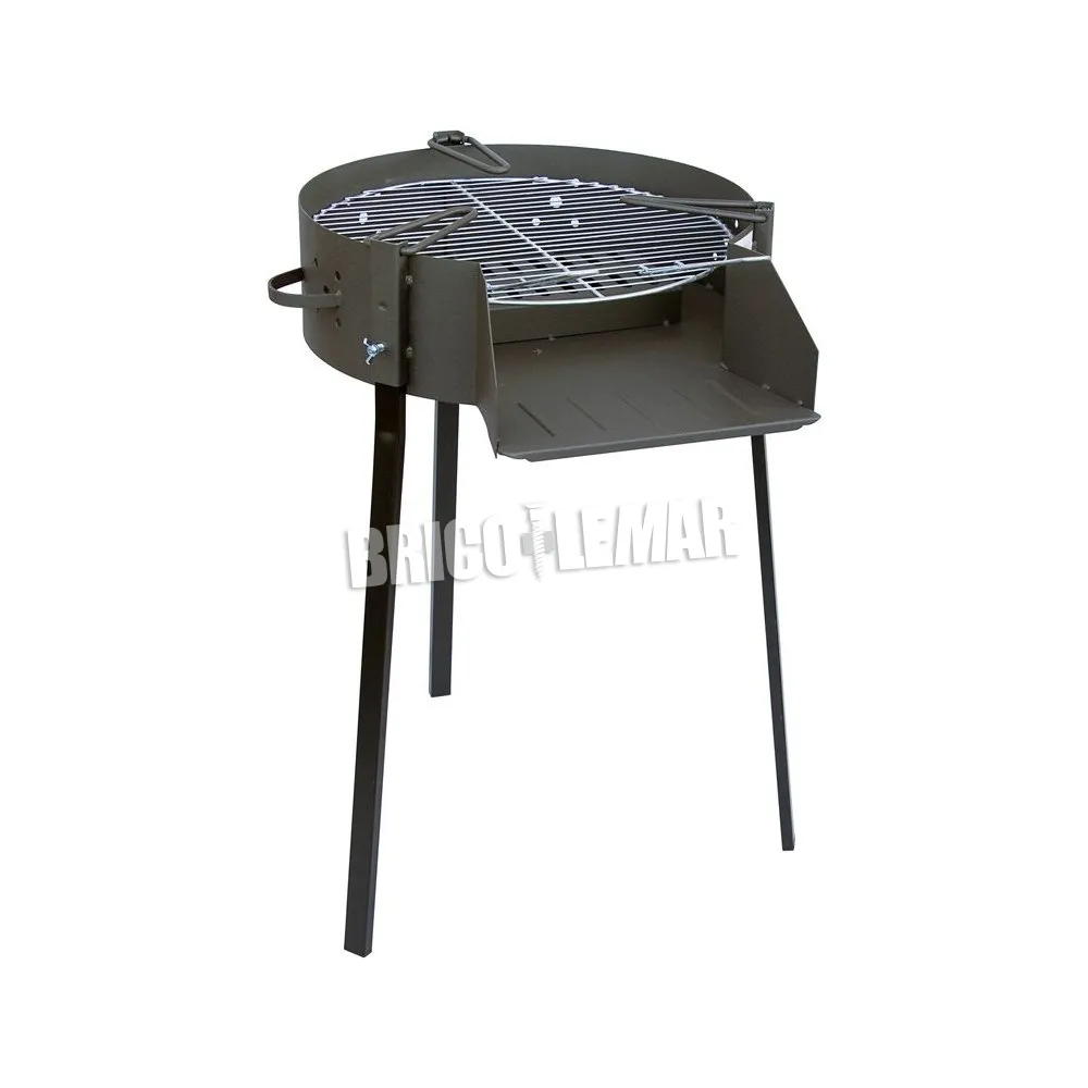 Barbacoa redonda con soportes 500x810mm FCDB