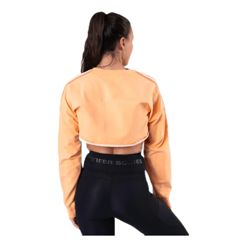 Better Bodies Chrystie Crop LS Orange