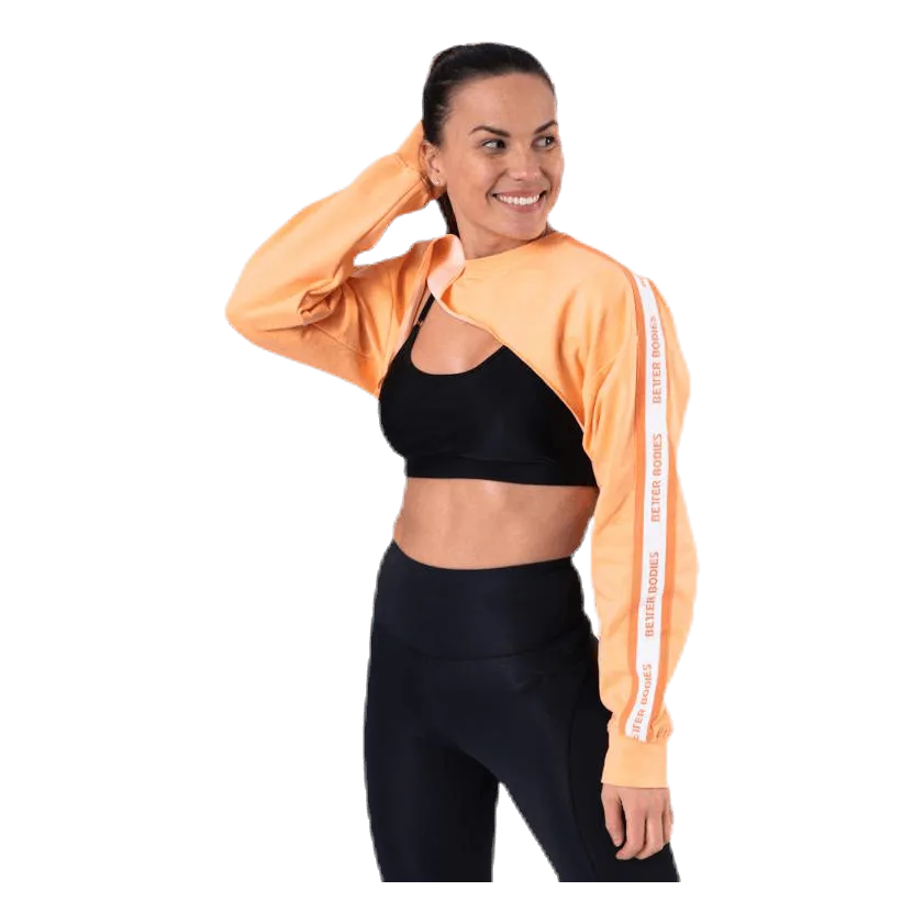 Better Bodies Chrystie Crop LS Orange