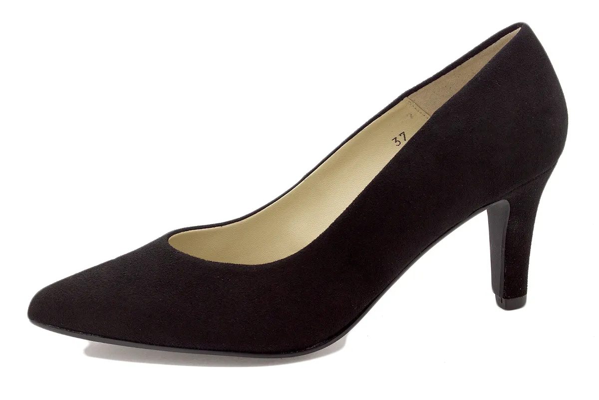 Black Suede Pump