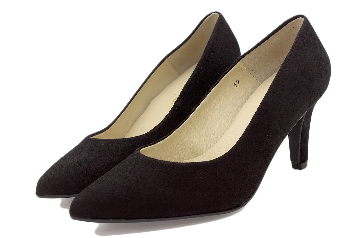 Black Suede Pump