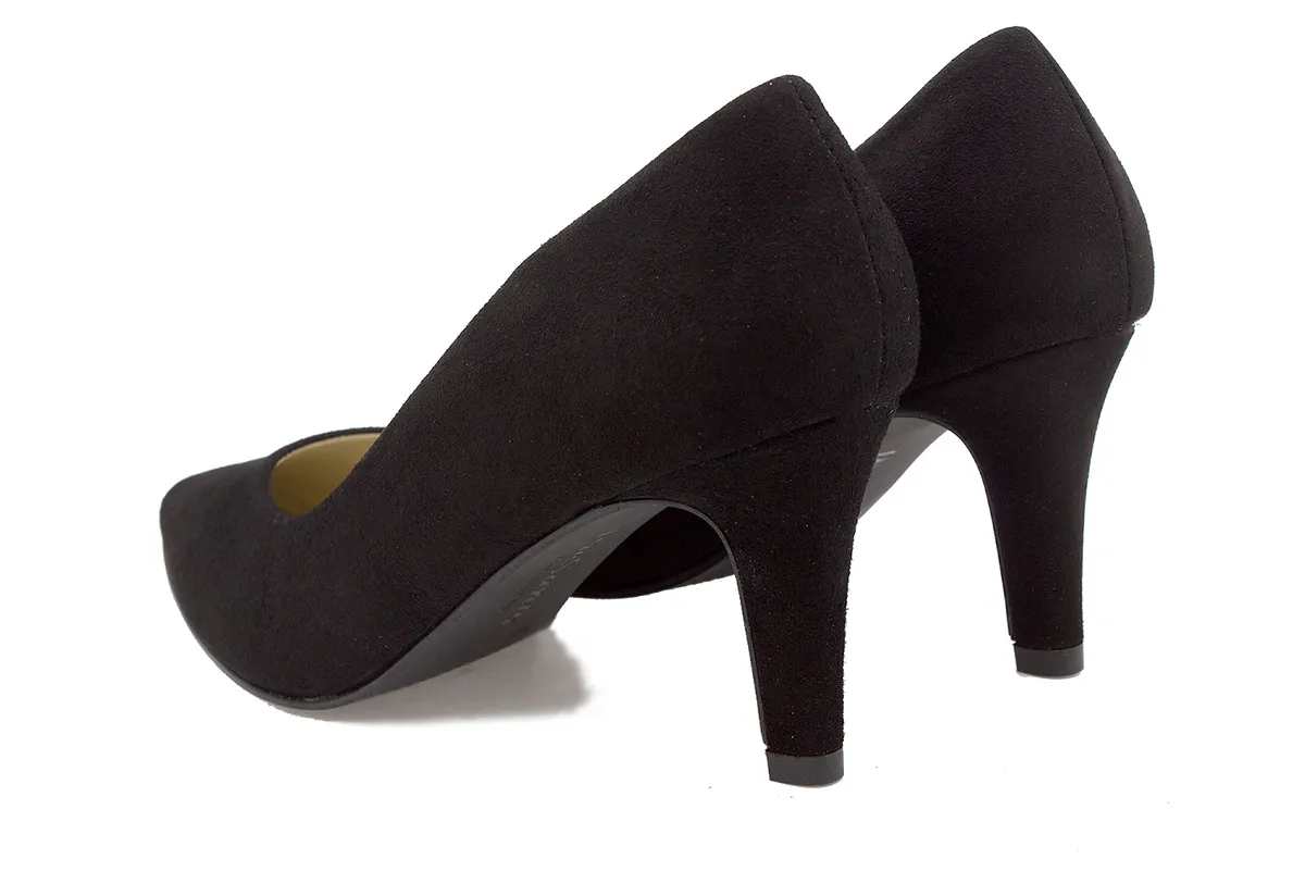 Black Suede Pump