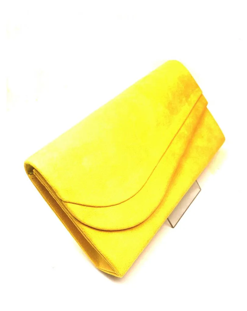 BOLSOS DE FIESTA AMARILLOS ELEGANTE CARTERA PARA BODAS