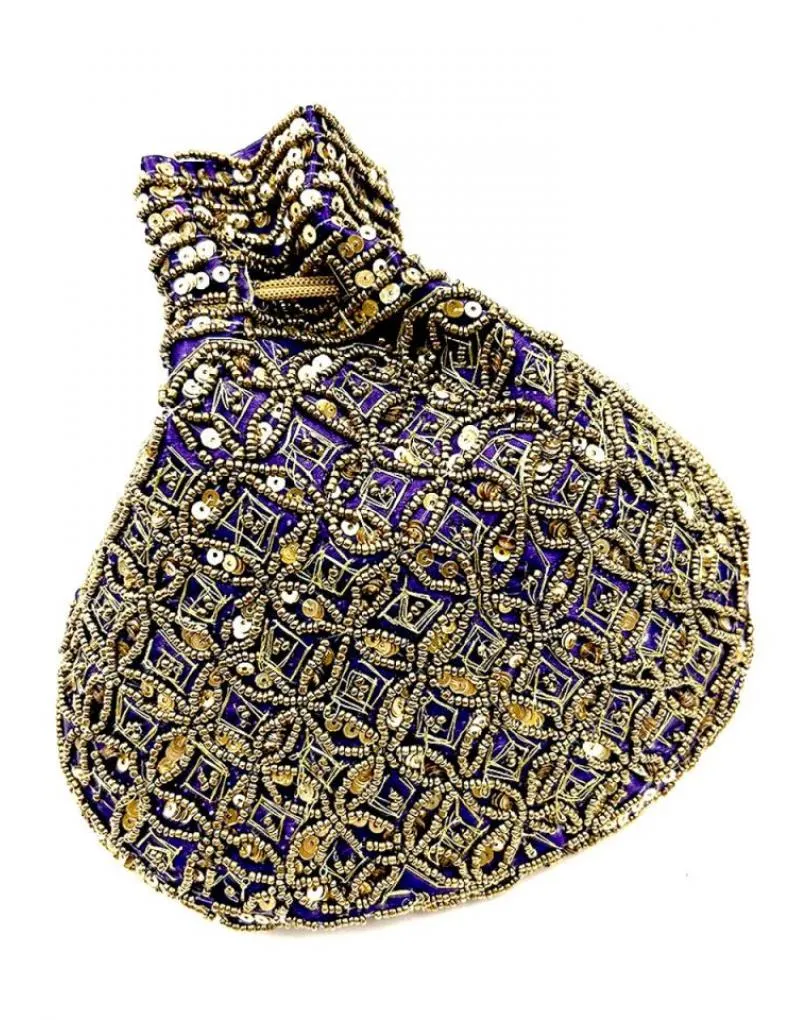 BOLSOS DE FIESTA MUJER MORADOS BONITA BOMBONERA LIMOSNERA