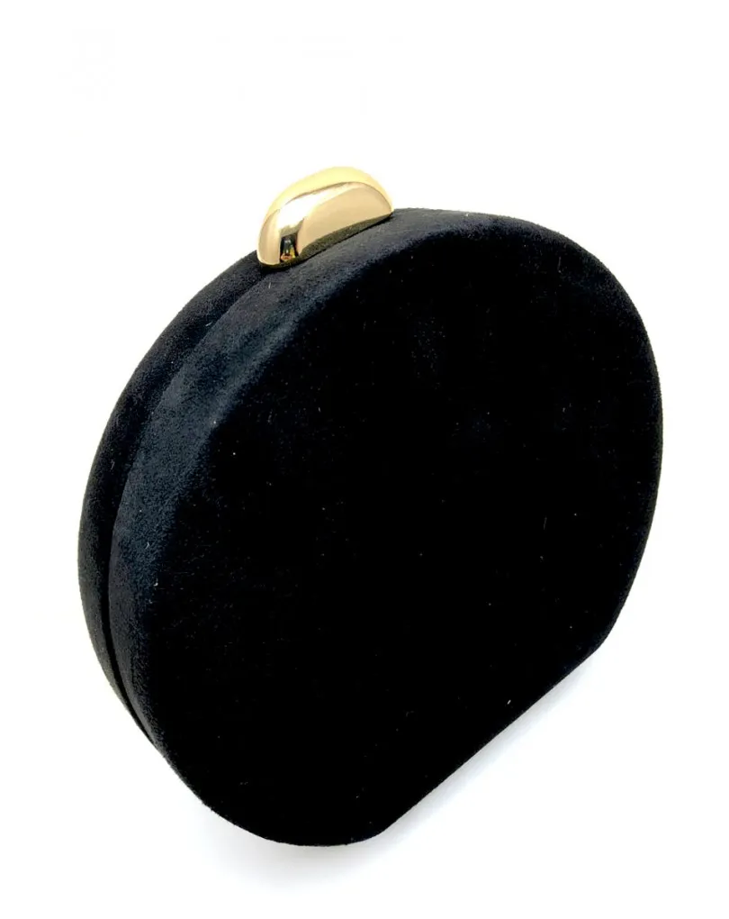 BOLSOS DE FIESTA NEGROS DISEÑO REDONDO ULTIMAS NOVEDADES