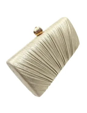 BOLSOS FIESTA DORADOS CON JARETAS Y BRILLO LAME