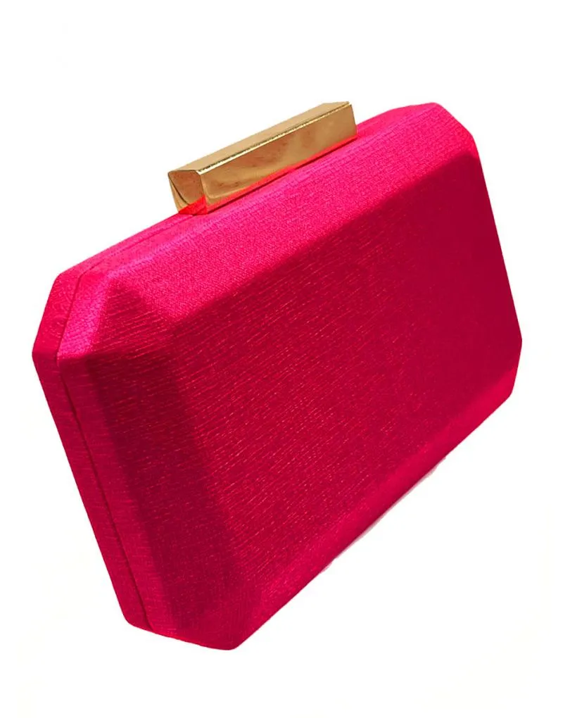 BOLSOS FUCSIAS PARA BODAS CON ORIGINAL DISEÑO GEOMETRICO