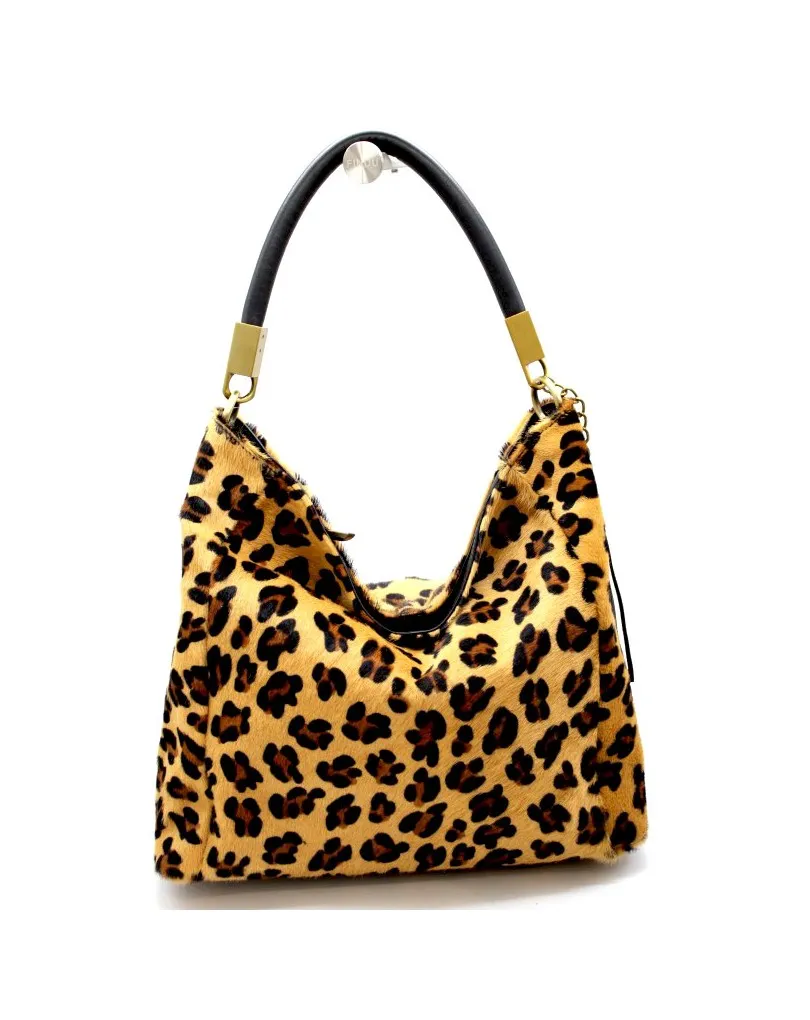 BOLSOS PIEL MUJER LEOPARDO EN PIEL DE POTRO
