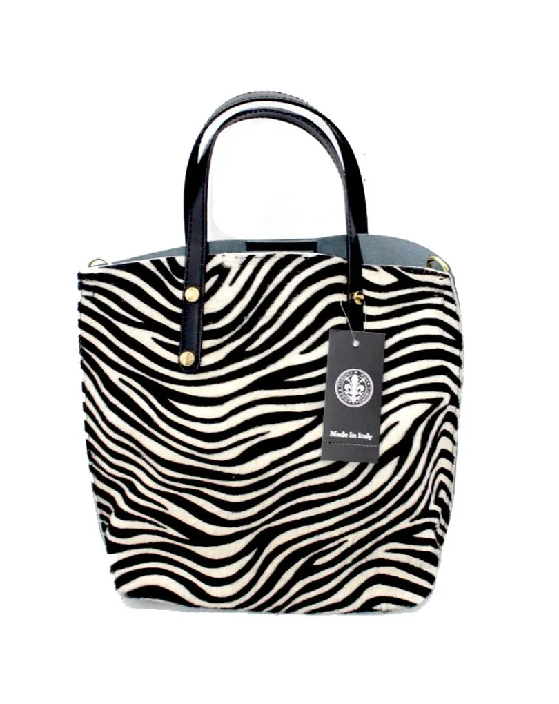 BOLSOS PIEL MUJER PIELDE POTRO VARIAS TEXTURAS CEBRA 