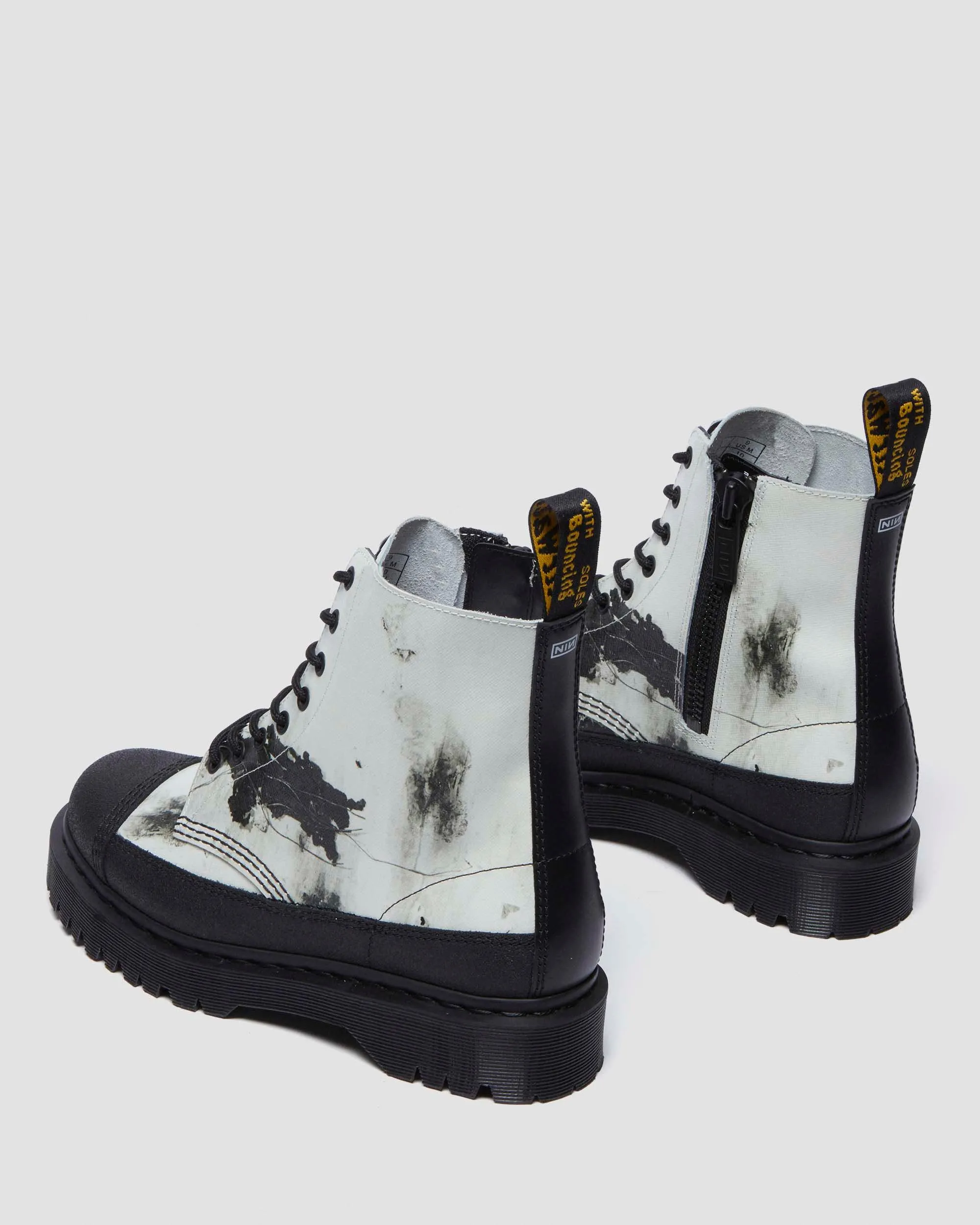 Botas 1460 Nine Inch Nails de piel y goma