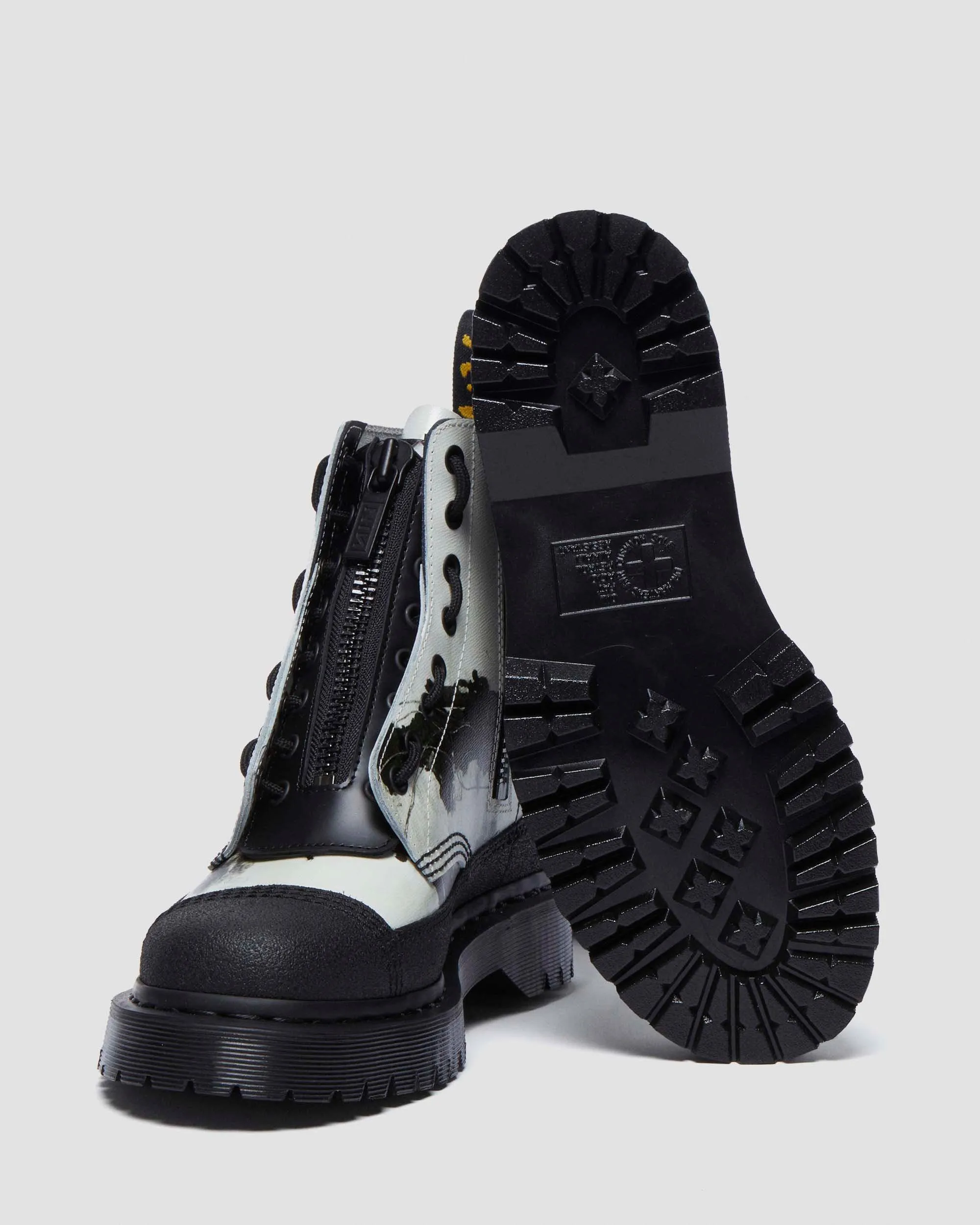 Botas 1460 Nine Inch Nails de piel y goma
