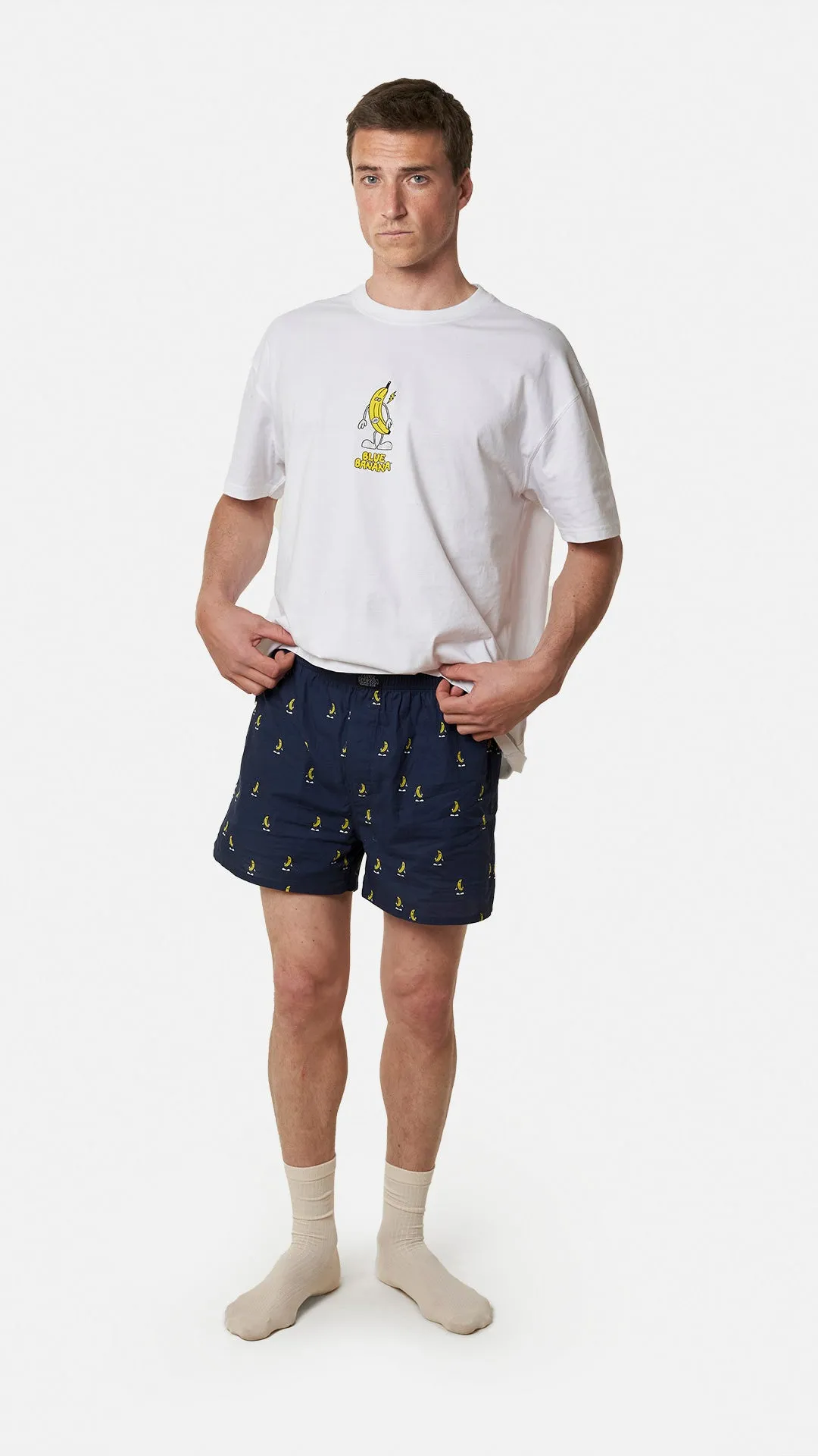 BOXERS BANANA AZUL MARINO