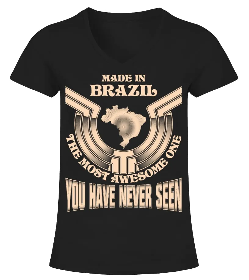 BRAZIL  LTD CAMISETA CUELLO PICO MUJER