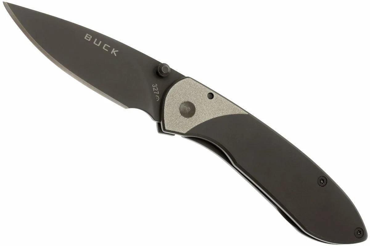 Buck Nobleman, revestimiento de titanio, 327 navaja