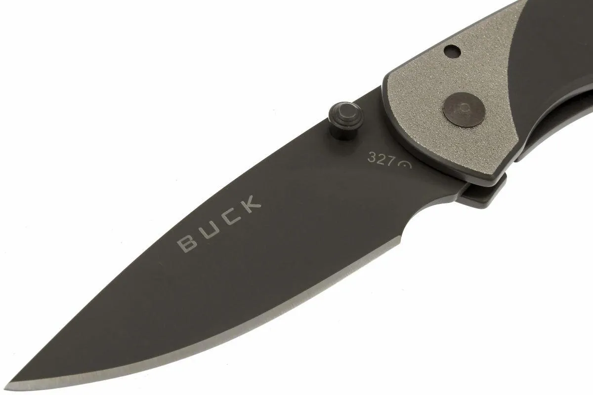 Buck Nobleman, revestimiento de titanio, 327 navaja