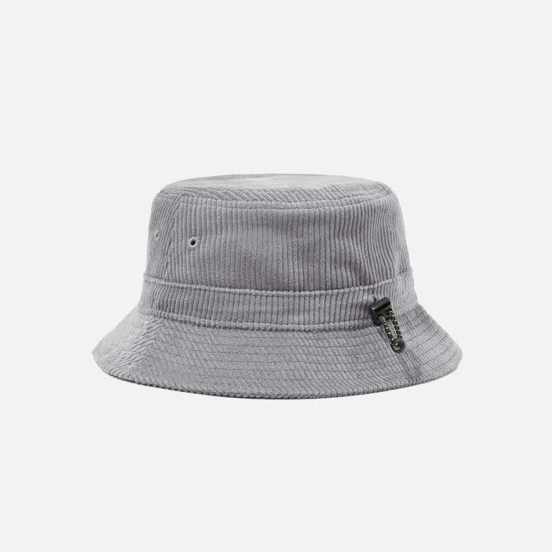 BUTTER GOODS BGFW21HWCBHGRY HIGH WALE CORDUROY BUCKET HAT