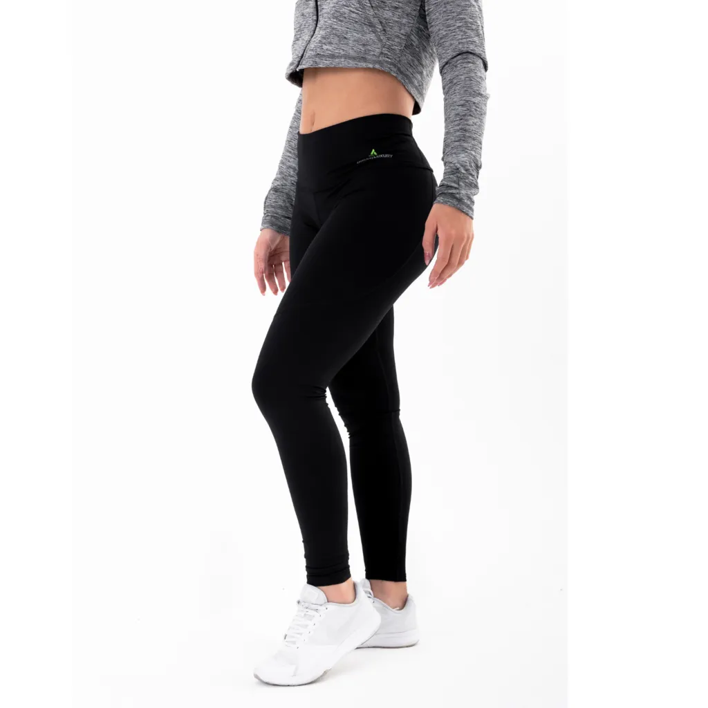 CALZA DEPORTIVA GYM MUJER URBAN LUXURY  CAMUR NEGRO