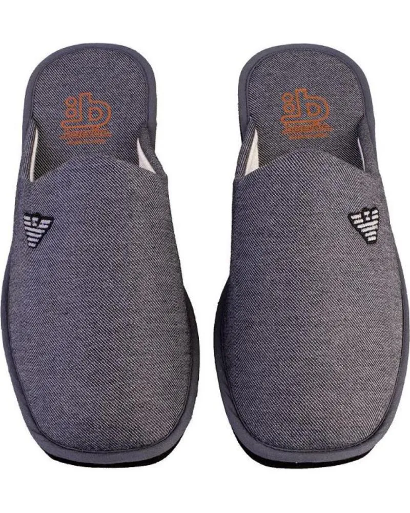 Calzado de casa BEREVERE  de Hombre 4807 ZAPATILLAS DE CASA DE HOMBRE  GRIS