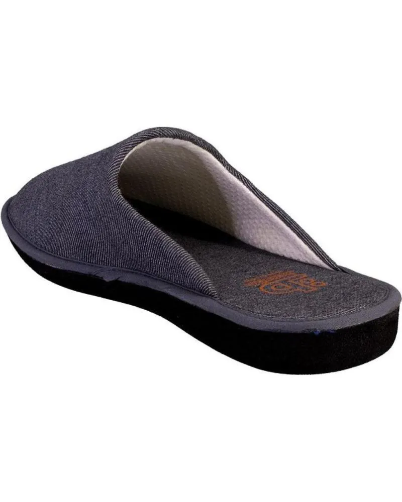 Calzado de casa BEREVERE  de Hombre 4807 ZAPATILLAS DE CASA DE HOMBRE  GRIS