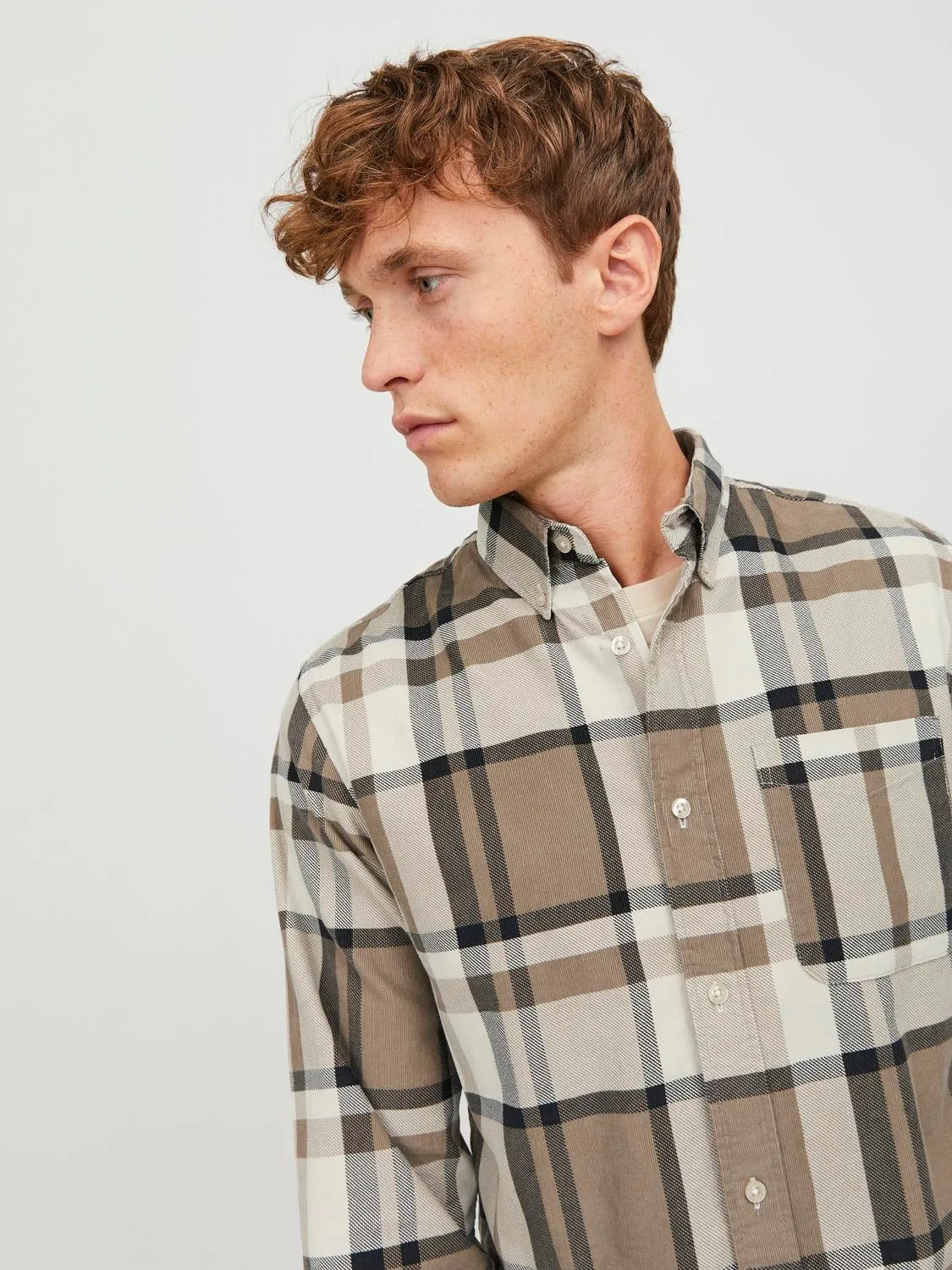 Camisa Corte comfort | Marrón claro | Jack & Jones®