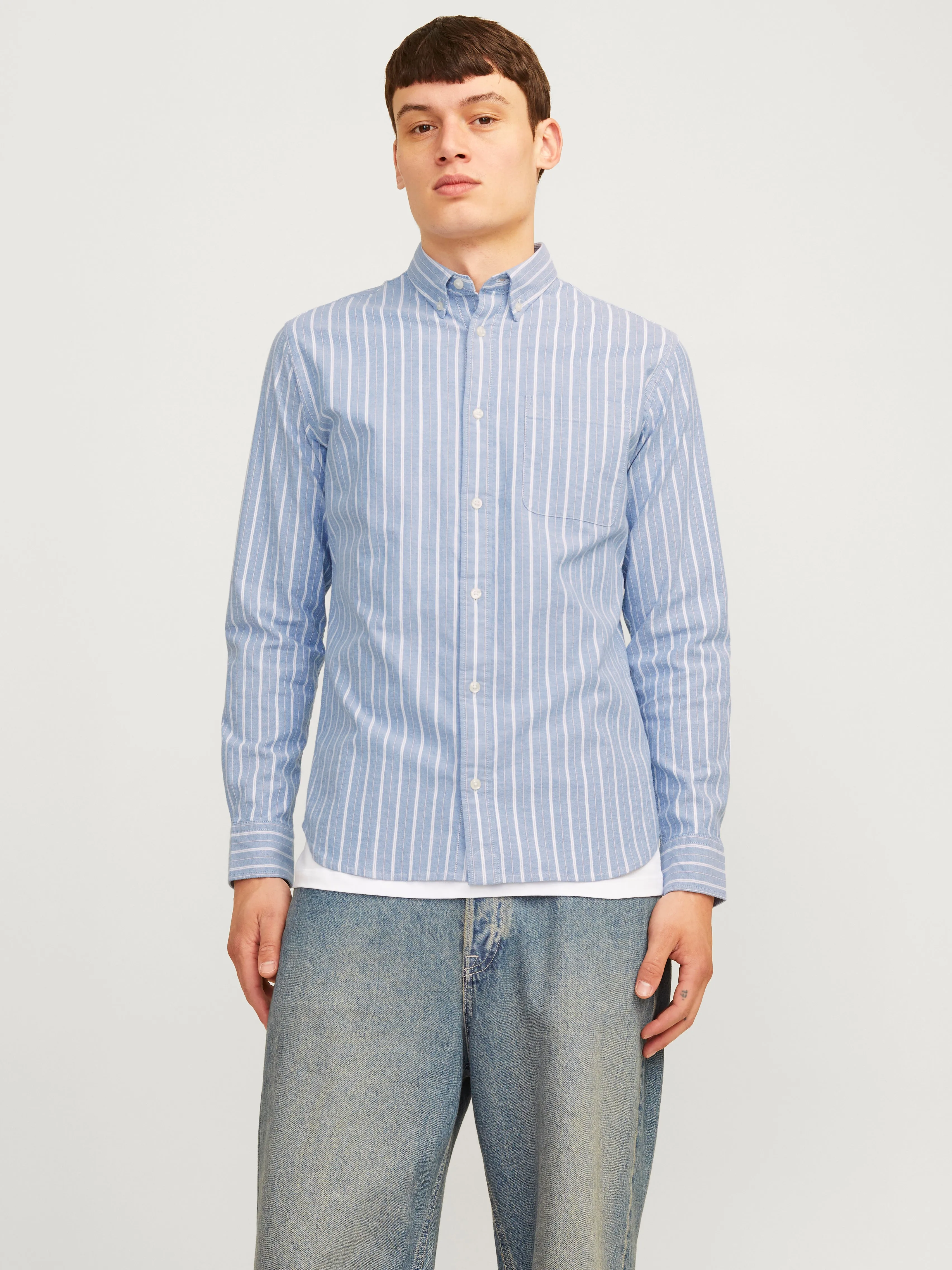 Camisa formal Corte slim | Azul oscuro | Jack & Jones®