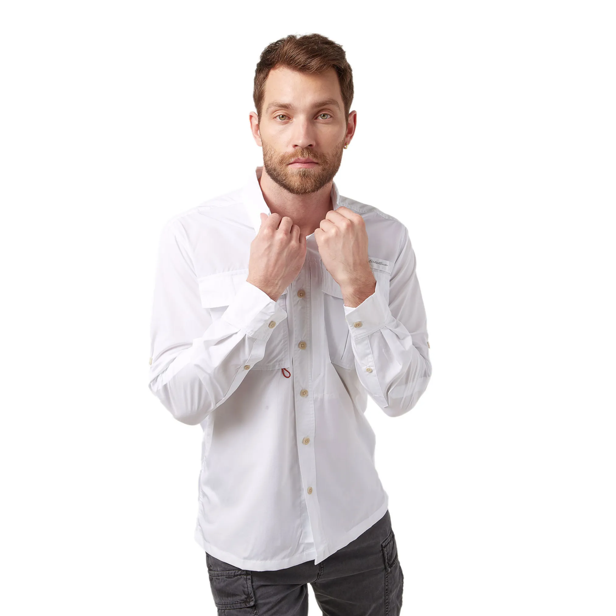 CAMISA HOMBRE UPF GUIDE 2.0MANGA LARGA / EDDIE BAUER
