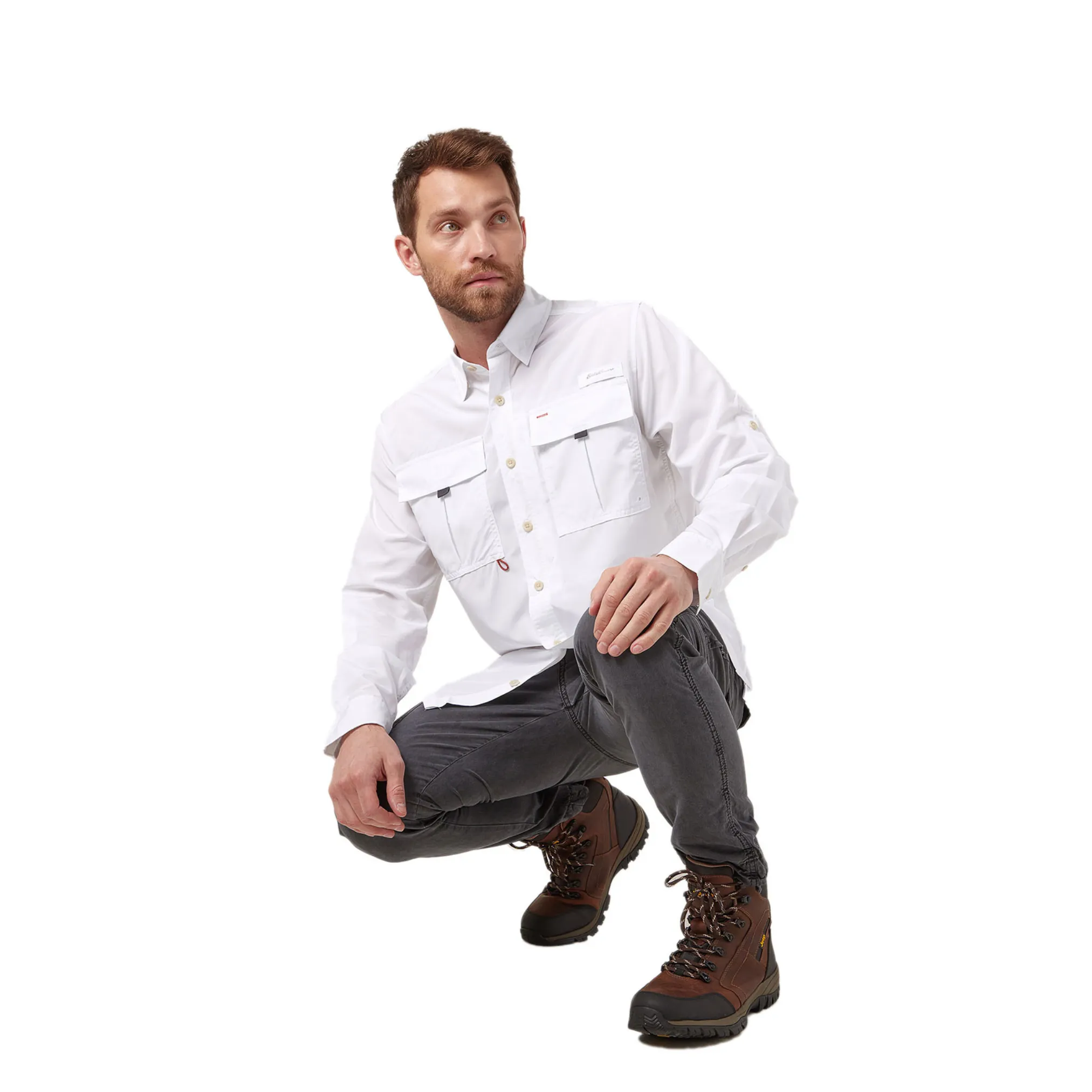 CAMISA HOMBRE UPF GUIDE 2.0MANGA LARGA / EDDIE BAUER