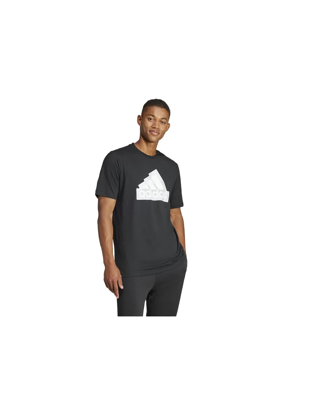 Camiseta adidas City Escape Torn Camo Hombre Negro
