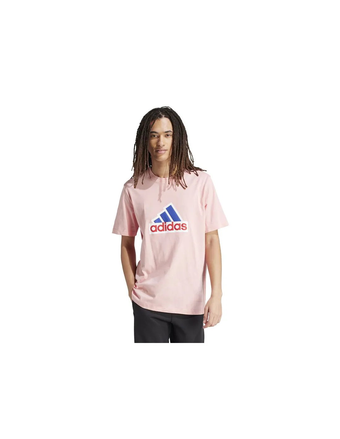Camiseta adidas Future Icons Bos Oly Hombre Rosa