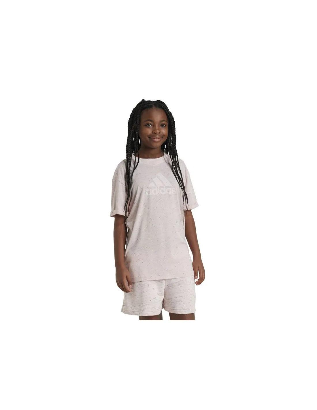 Camiseta adidas Future Icons Winners Niña Rosa