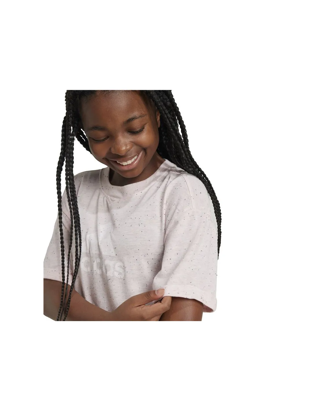Camiseta adidas Future Icons Winners Niña Rosa