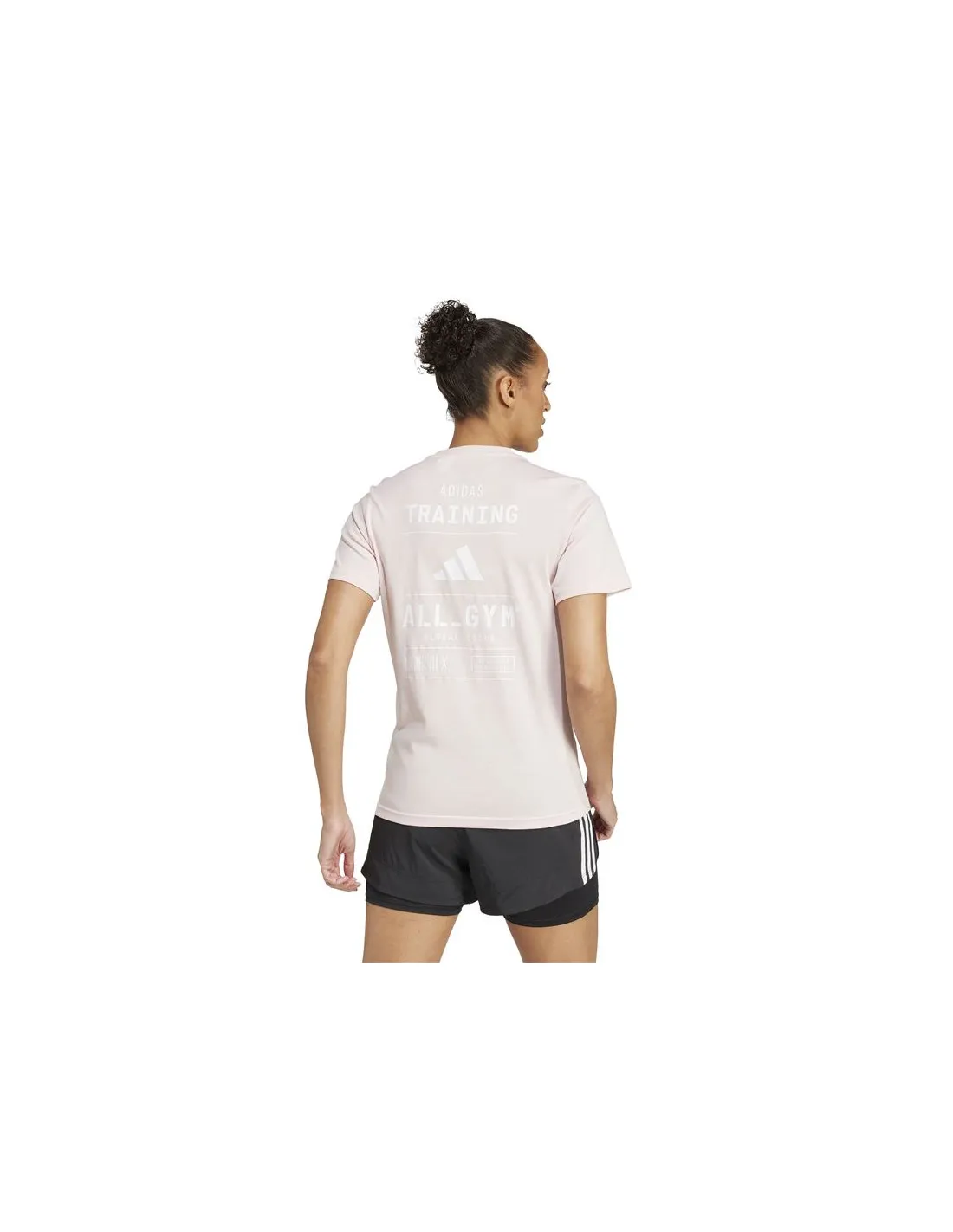 Camiseta de Fitness adidas All Gym Category Graphic Mujer Rosa