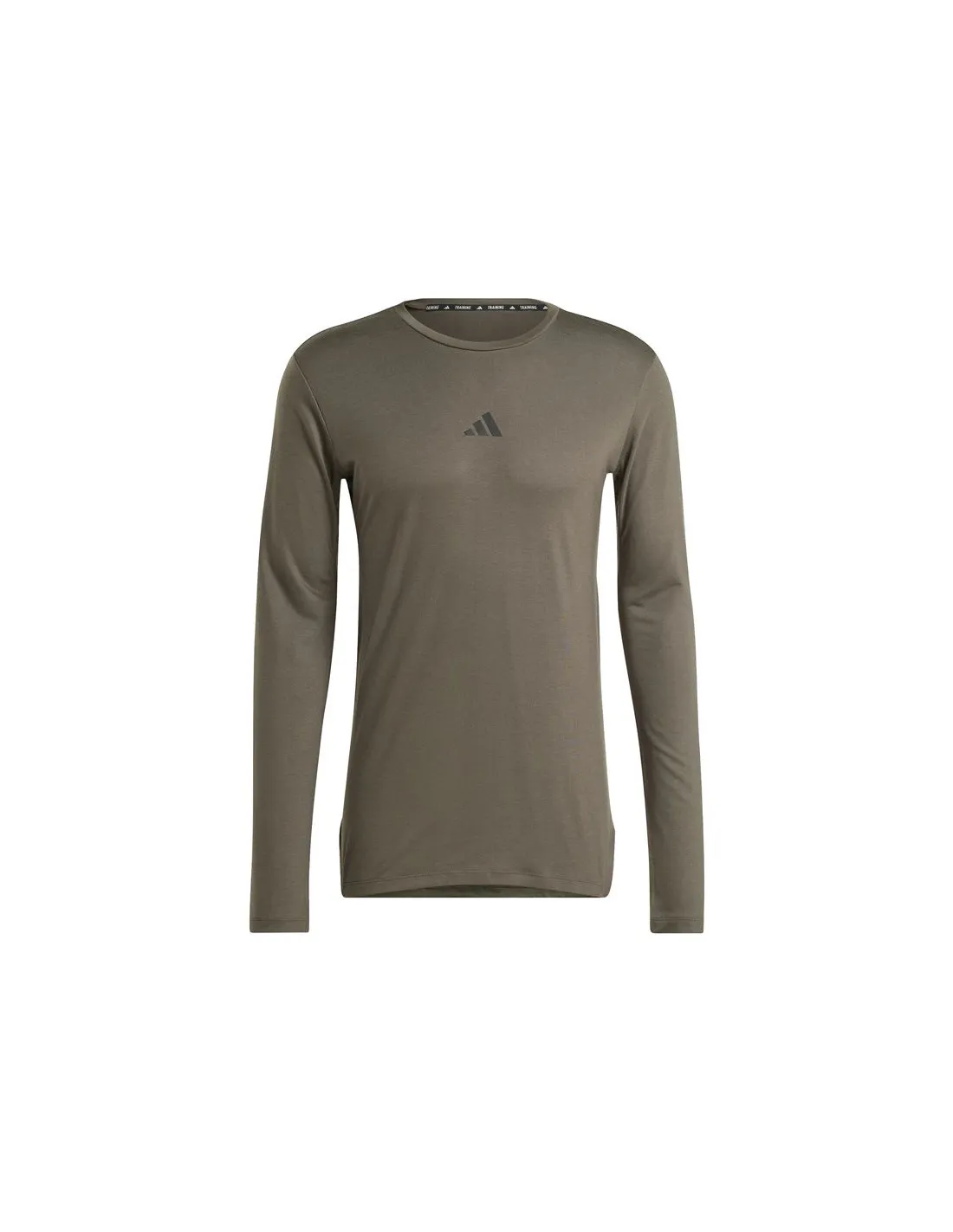 CAMISETA DE FITNESS ADIDAS WORKOUT LONGSLEEVE HOMBRE VERDE OLIVA
