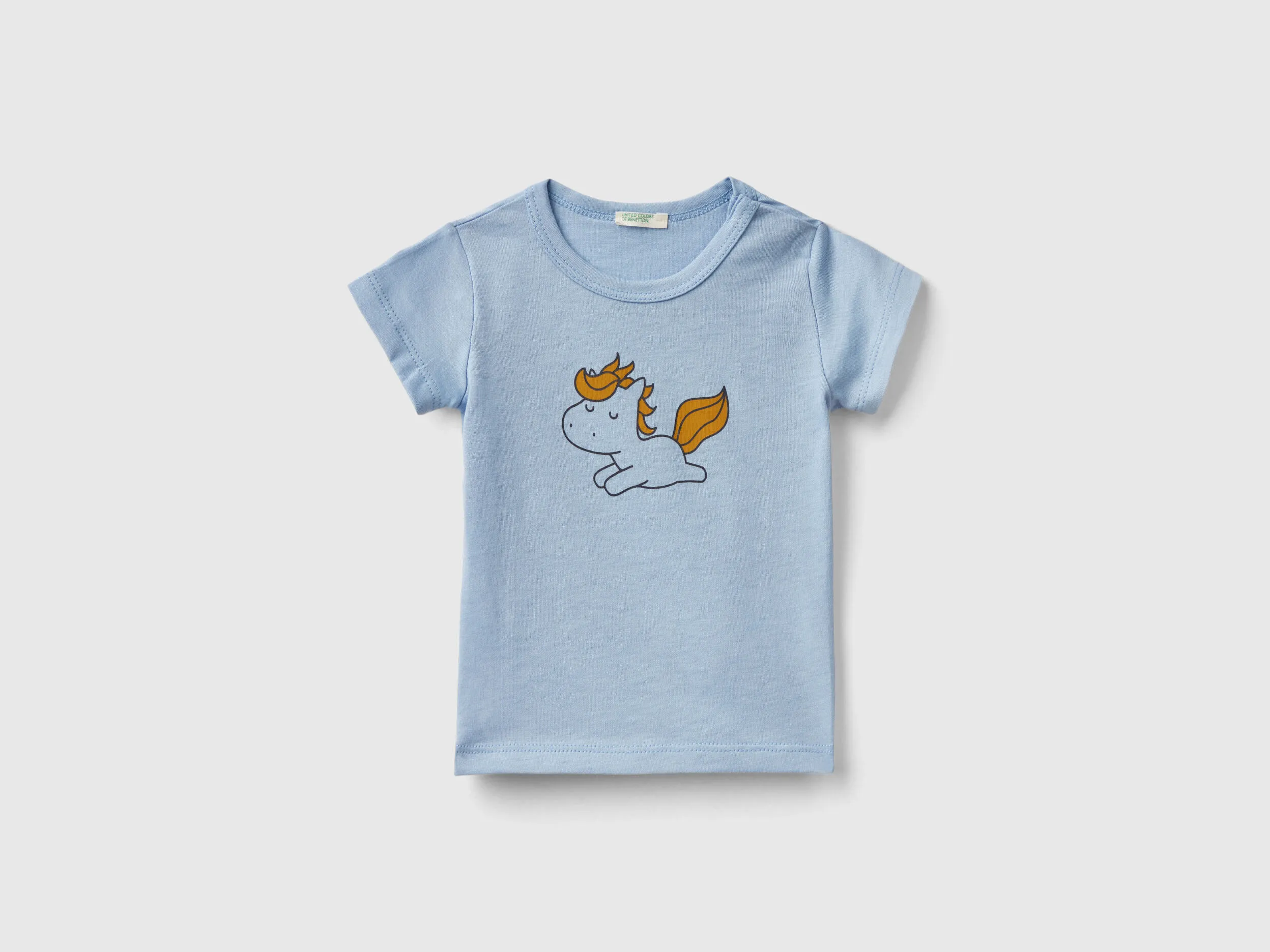 Camiseta de manga corta de algodón orgánico