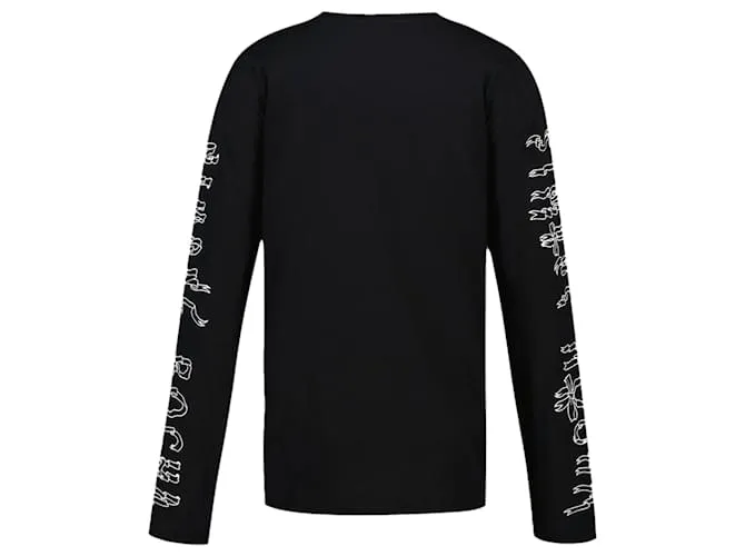 CAMISETA DE MANGA LARGA CON CINTA  SIMONE ROCHA  ALGODóN  NEGRO 
