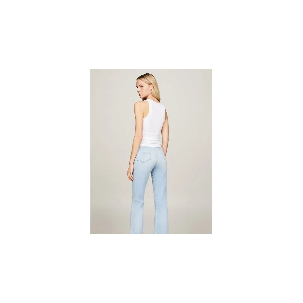 CAMISETA  ESSENTIAL RIB MUJER